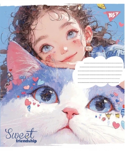 А5/12 лин. Sweet Friendship, тетрадь ученическая школьная, YES (95293) / Пеналы и канцелярия № 3 Kids Republic А5/12 лин. Sweet Friendship, тетрадь ученическая школьная, YES (95293) / Пеналы и канцелярия № 3