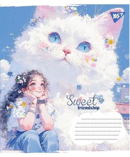 А5/12 лин. Sweet Friendship, тетрадь ученическая школьная, YES (95293) / Пеналы и канцелярия № 6 Kids Republic А5/12 лин. Sweet Friendship, тетрадь ученическая школьная, YES (95293) / Пеналы и канцелярия № 6