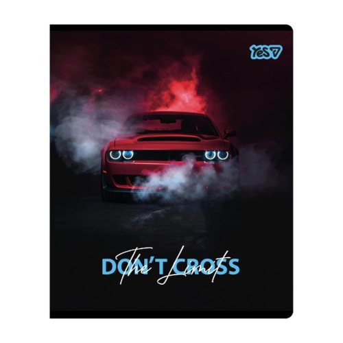 Тетрадь ученическая Dont cross А5/24 лин. Neon+soft touch, YES (07417) / Пеналы и канцелярия № 2 Kids Republic Тетрадь ученическая Dont cross А5/24 лин. Neon+soft touch, YES (07417) / Пеналы и канцелярия № 2