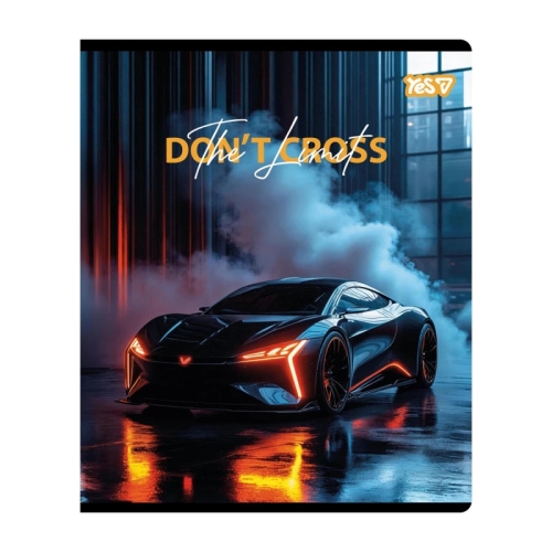 Тетрадь ученическая Dont cross А5/24 лин. Neon+soft touch, YES (07417) / Пеналы и канцелярия № 4 Kids Republic Тетрадь ученическая Dont cross А5/24 лин. Neon+soft touch, YES (07417) / Пеналы и канцелярия № 4