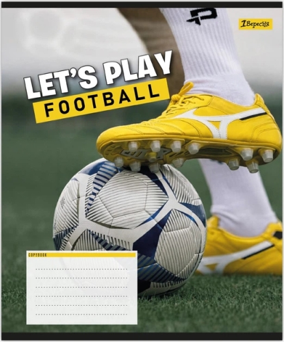 Тетрадь ученическая 1В Lets play football А5/12 кл., YES (08827) / Пеналы и канцелярия № 5 Kids Republic Тетрадь ученическая 1В Lets play football А5/12 кл., YES (08827) / Пеналы и канцелярия № 5