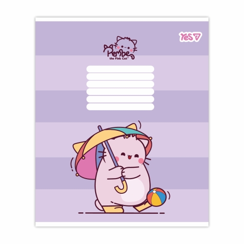 Тетрадь ученическая Pembe the cat А5/12 кос., YES (12299) / Пеналы и канцелярия № 2 Kids Republic Тетрадь ученическая Pembe the cat А5/12 кос., YES (12299) / Пеналы и канцелярия № 2