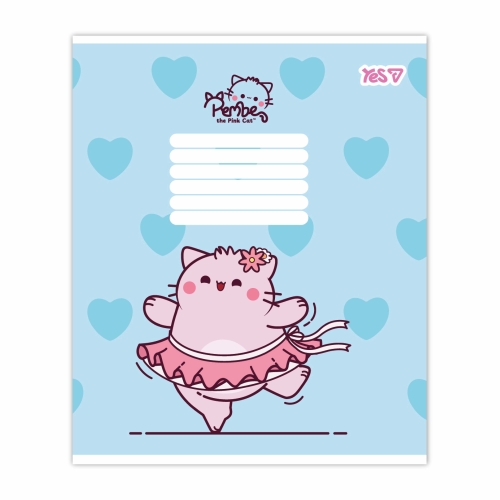 Тетрадь ученическая Pembe the cat А5/12 кос., YES (12299) / Пеналы и канцелярия № 5 Kids Republic Тетрадь ученическая Pembe the cat А5/12 кос., YES (12299) / Пеналы и канцелярия № 5