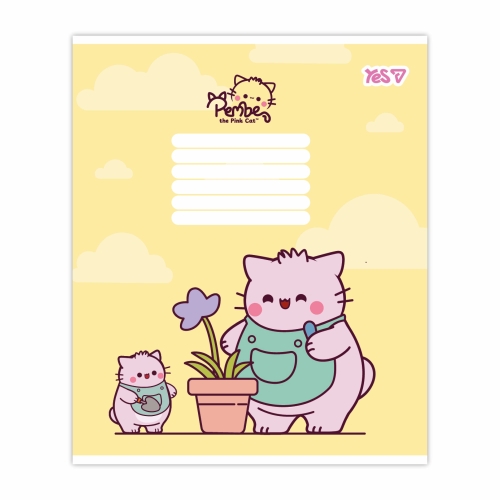 Тетрадь ученическая Pembe the cat А5/12 кос., YES (12299) / Пеналы и канцелярия № 6 Kids Republic Тетрадь ученическая Pembe the cat А5/12 кос., YES (12299) / Пеналы и канцелярия № 6