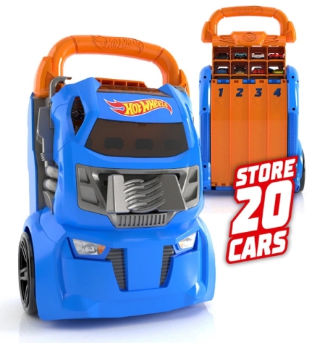 Portable track container with 4 parallel tracks Hot Wheels, Mattel (HWCC14) / Toy Transport № 3 Kids Republic Portable track container with 4 parallel tracks Hot Wheels, Mattel (HWCC14) / Toy Transport № 3