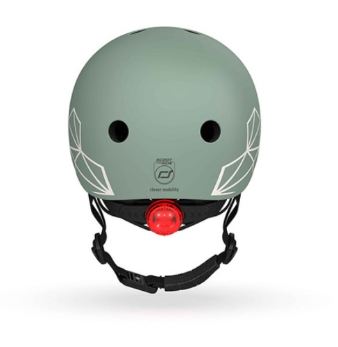 Шолом захисний дитячий Scoot and Ride, зелений, з ліхтариком, 45-51см (SR-181206-GREENLINES) / Шоломи та перчатки № 2 Kids Republic Шолом захисний дитячий Scoot and Ride, зелений, з ліхтариком, 45-51см (SR-181206-GREENLINES) / Шоломи та перчатки № 2