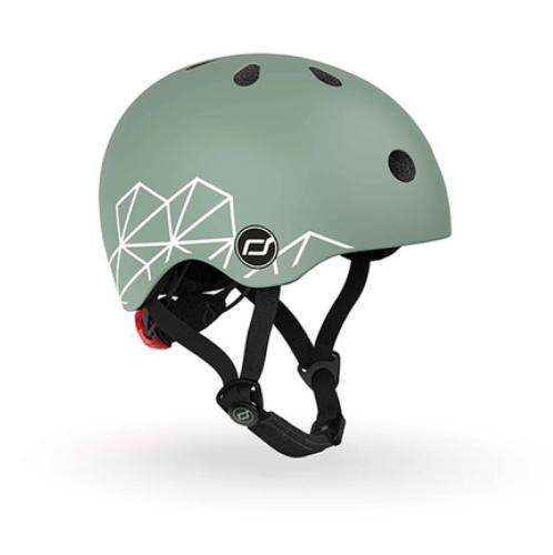 Шолом захисний дитячий Scoot and Ride, зелений, з ліхтариком, 45-51см (SR-181206-GREENLINES) / Шоломи та перчатки № 5 Kids Republic Шолом захисний дитячий Scoot and Ride, зелений, з ліхтариком, 45-51см (SR-181206-GREENLINES) / Шоломи та перчатки № 5