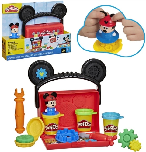 Play-Doh Набор для творчества с массой для лепки Disney Junior. Набор для путешествий. Гараж, Hasbro (54983) / Лепка Kids Republic Play-Doh Набор для творчества с массой для лепки Disney Junior. Набор для путешествий. Гараж, Hasbro (54983) / Лепка