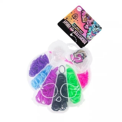 Мини-набор с резинками для плетения браслетов Monster High, 3+, Mattel (71-0023) / Сделай сам