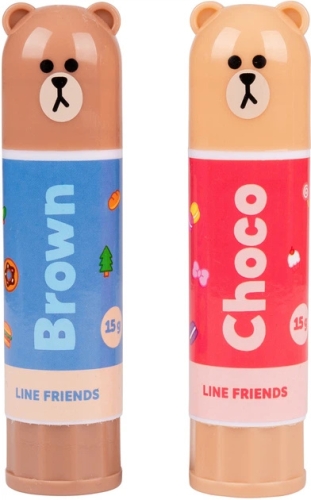 Клей-карандаш 15г, PVP Line Friends, YES (33893) / Пеналы и канцелярия Kids Republic Клей-карандаш 15г, PVP Line Friends, YES (33893) / Пеналы и канцелярия