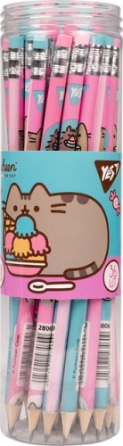 Карандаш ч/гр круг. из ласт. в пл. тубы, 36шт/уп Pusheen. Heroes 2 диз. микс, YES (34609) / Пеналы и канцелярия № 2 Kids Republic Карандаш ч/гр круг. из ласт. в пл. тубы, 36шт/уп Pusheen. Heroes 2 диз. микс, YES (34609) / Пеналы и канцелярия № 2