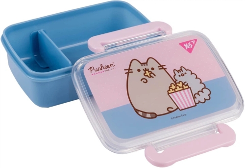 Контейнер Pusheen 420 мл, голубовато-розовый, YES (52047) / Ланчбокс № 2 Kids Republic Контейнер Pusheen 420 мл, голубовато-розовый, YES (52047) / Ланчбокс № 2