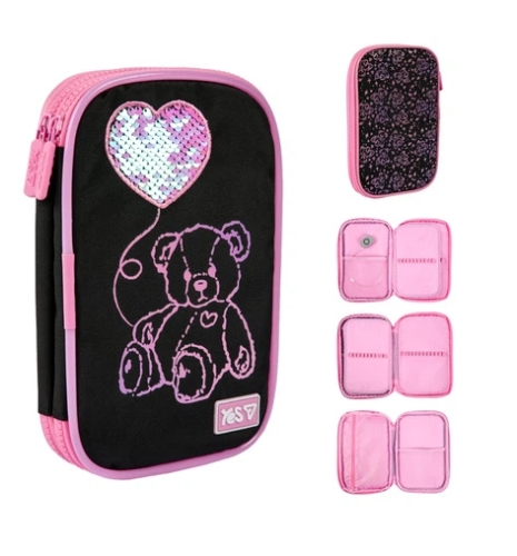 Пенал мягкий из LED PH-35 Pink Bear, YES (63012) / Пеналы и канцелярия Kids Republic Пенал мягкий из LED PH-35 Pink Bear, YES (63012) / Пеналы и канцелярия