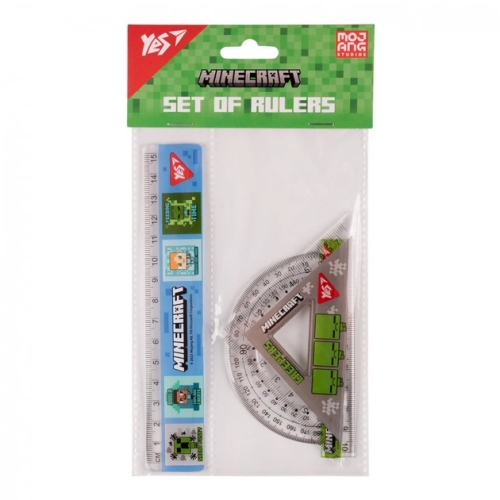 Линейка 15 см Minecraft Slug, YES (63906) / Пеналы и канцелярия Kids Republic Линейка 15 см Minecraft Slug, YES (63906) / Пеналы и канцелярия