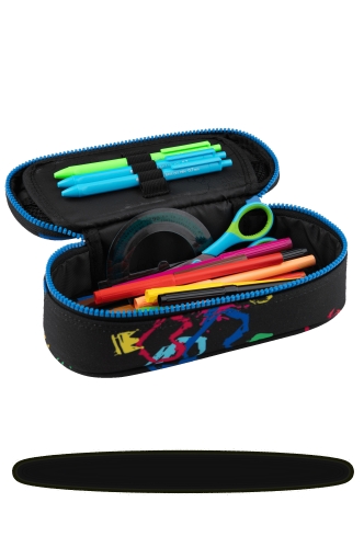 Пенал порожній CAMPUS HK black, CoolPack (14805) / Канцелярія № 2