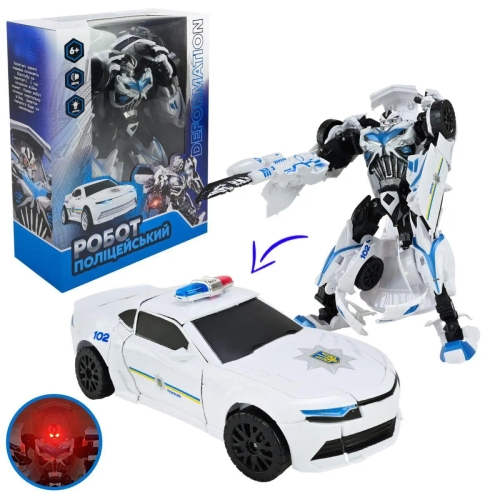 Transformer Robot with Sound and Light, Toyland (611-28UKR) / Interactive Toys