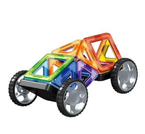 Magnetic constructor IBLOCK 16 parts, Toyland (PL-923-527) / Constructors № 2