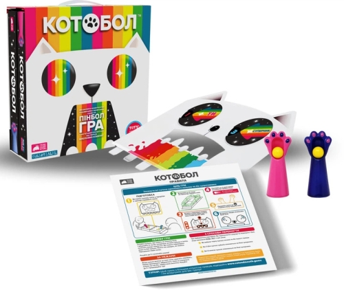 Котобол - настольная игра, Розум (45719) / Настольные игры № 2 Kids Republic Котобол - настольная игра, Розум (45719) / Настольные игры № 2