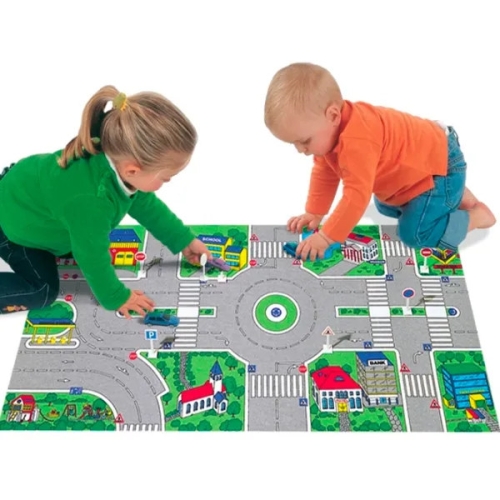 Kids play mat-track Traffic with cars, Molto (10651) / Play Mats № 4