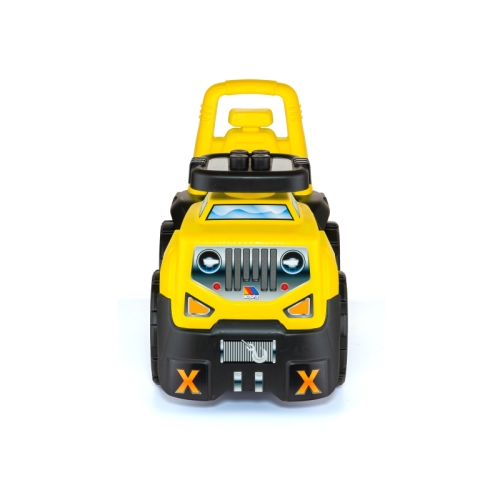 All-terrain vehicle toy car with blocks, 10pcs, yellow, Molto (23203) / Wheelchair Toys № 2