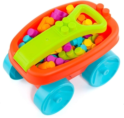 Игровая тележка с конструктором (20 деталей) красная, Molto (23460) / Конструкторы № 2
