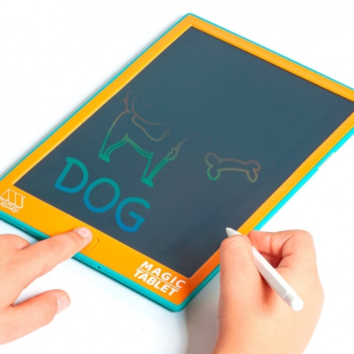 Графічний LCD-планшет 10 дюймів з картками-трафаретами, Molto (25070) / Інтерактивні іграшки № 4 Kids Republic Графічний LCD-планшет 10 дюймів з картками-трафаретами, Molto (25070) / Інтерактивні іграшки № 4
