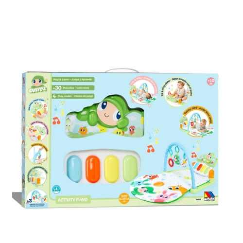 Kids interactive carpet Gusy Luz Activity Piano 4in1 with musical piano and arch, Molto (26515) / Play Sets № 5