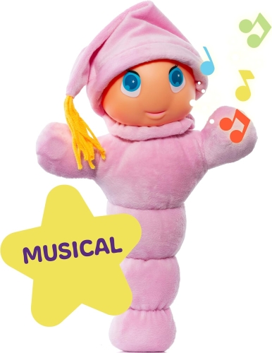 Gusyluz Arcoiris soft interactive nightlight toy, pink, Molto (26531) / Interactive Toys № 4