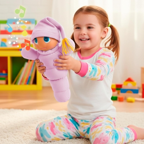 Gusyluz Arcoiris soft interactive nightlight toy, pink, Molto (26531) / Interactive Toys № 6