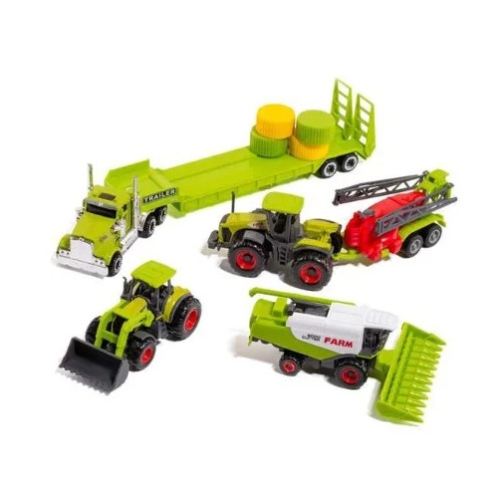 Tractor Squad Metal Car Play Set, Molto (26822) / Play Sets № 3 Kids Republic Tractor Squad Metal Car Play Set, Molto (26822) / Play Sets № 3
