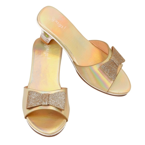 Emmeline heeled sandals, gold metallic, size 24/25, Souza (106432) / Shoes for Kids
