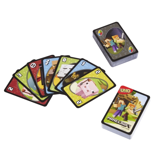 Настольная игра UNO Minecraft, Mattel (06782) / Настольные игры № 2 Kids Republic Настольная игра UNO Minecraft, Mattel (06782) / Настольные игры № 2