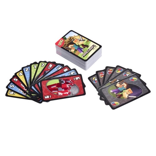 Настольная игра UNO Minecraft, Mattel (06782) / Настольные игры № 6