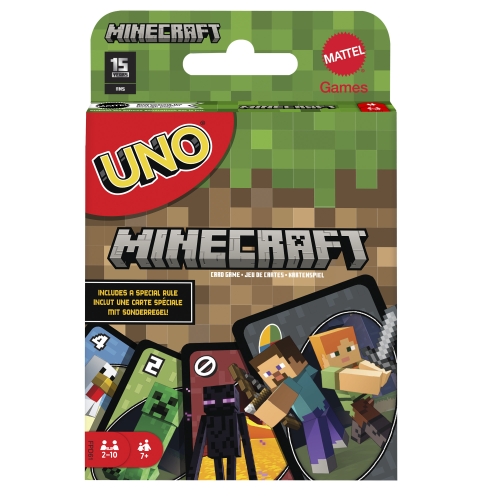 Настольная игра UNO Minecraft, Mattel (06782) / Настольные игры № 9 Kids Republic Настольная игра UNO Minecraft, Mattel (06782) / Настольные игры № 9