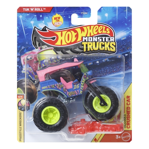 Basic SUV 1:64 from the Monster Trucks series by Hot Wheels (in kit), Mattel (05393) / Toy Transport № 13 Kids Republic Basic SUV 1:64 from the Monster Trucks series by Hot Wheels (in kit), Mattel (05393) / Toy Transport № 13