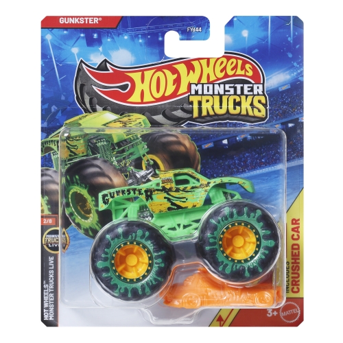 Basic SUV 1:64 from the Monster Trucks series by Hot Wheels (in kit), Mattel (05393) / Toy Transport № 14 Kids Republic Basic SUV 1:64 from the Monster Trucks series by Hot Wheels (in kit), Mattel (05393) / Toy Transport № 14