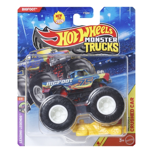 Basic SUV 1:64 from the Monster Trucks series by Hot Wheels (in kit), Mattel (05393) / Toy Transport № 9 Kids Republic Basic SUV 1:64 from the Monster Trucks series by Hot Wheels (in kit), Mattel (05393) / Toy Transport № 9