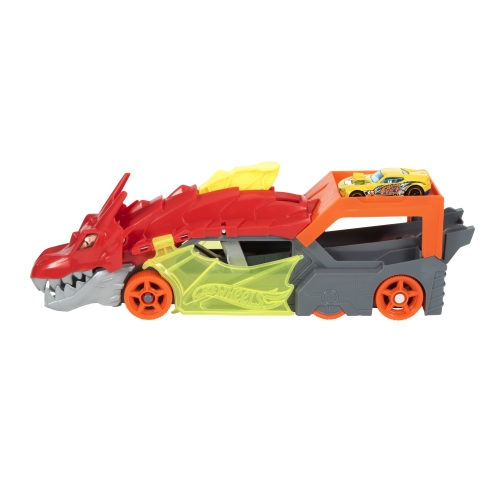 Вантажівка-транспортер Паща дракона Hot Wheels, Mattel (16386) / Іграшковий транспорт № 3