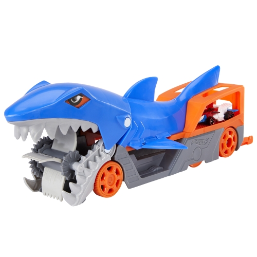 Грузовик-транспортер «Акулья пасть» Hot Wheels, Mattel (25197) / Игрушечный транспорт № 3 Kids Republic Грузовик-транспортер «Акулья пасть» Hot Wheels, Mattel (25197) / Игрушечный транспорт № 3