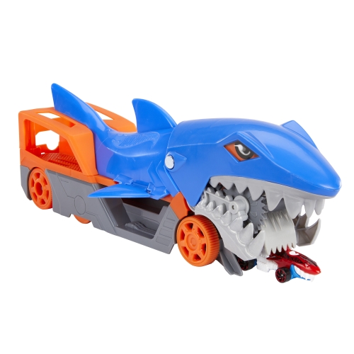 Грузовик-транспортер «Акулья пасть» Hot Wheels, Mattel (25197) / Игрушечный транспорт Kids Republic Грузовик-транспортер «Акулья пасть» Hot Wheels, Mattel (25197) / Игрушечный транспорт