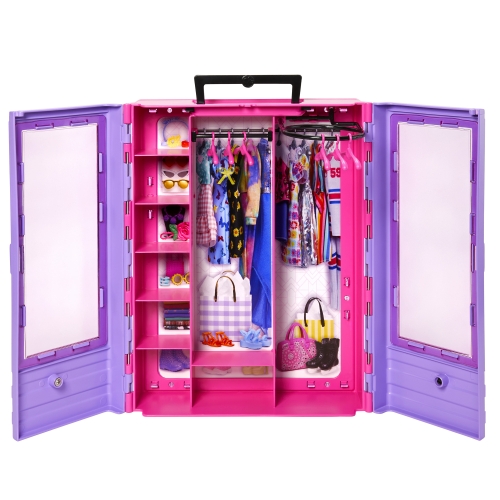 Lilac wardrobe for Barbie, Mattel (89543) / Dolls Kids Republic Lilac wardrobe for Barbie, Mattel (89543) / Dolls
