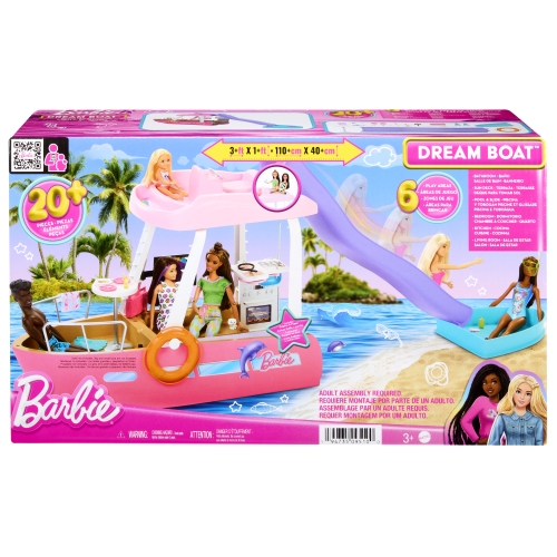 Катер мечты Barbie, Mattel (95100) / Игрушечный транспорт № 6 Kids Republic Катер мечты Barbie, Mattel (95100) / Игрушечный транспорт № 6