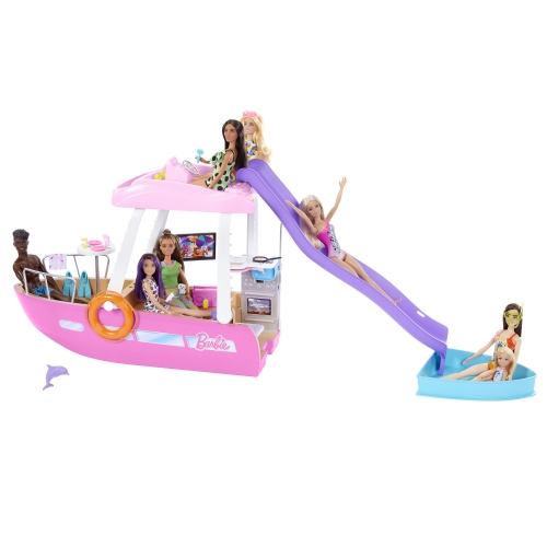 Катер мечты Barbie, Mattel (95100) / Игрушечный транспорт Kids Republic Катер мечты Barbie, Mattel (95100) / Игрушечный транспорт