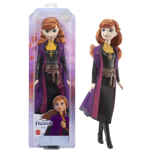 Princess Anna doll from the movie Frozen in the image of a traveler, Mattel (20840) / Dolls № 6 Kids Republic Princess Anna doll from the movie Frozen in the image of a traveler, Mattel (20840) / Dolls № 6