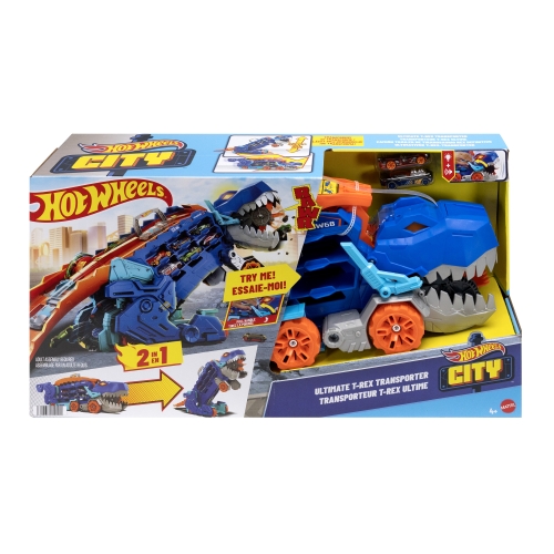 Мега-транспортер Неймовірний Ті-Рекс Hot Wheels, Mattel (40022) / Іграшковий транспорт № 7