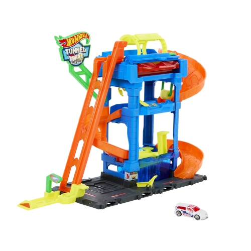 Ігровий набір Автомийка: Шалені віражі Hot Wheels, Mattel (95114) / Ігрові набори
