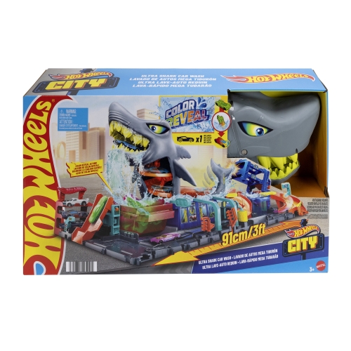 Ігровий набір Автомийка: Суперакула Hot Wheels, Mattel (HTN82) / Ігрові набори № 4