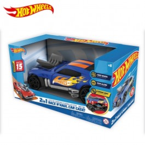 Гоночний автомобіль-гараж 2 в 1 Hot Wheels, Mattel (30729) / Іграшковий транспорт № 4 Kids Republic Гоночний автомобіль-гараж 2 в 1 Hot Wheels, Mattel (30729) / Іграшковий транспорт № 4