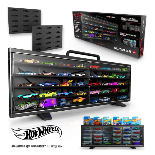 Большой портативный кейс для коллекции машинок Hot Wheels, Mattel (33638) / Игрушечный транспорт № 3 Kids Republic Большой портативный кейс для коллекции машинок Hot Wheels, Mattel (33638) / Игрушечный транспорт № 3