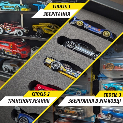 Большой портативный кейс для коллекции машинок Hot Wheels, Mattel (33638) / Игрушечный транспорт № 4 Kids Republic Большой портативный кейс для коллекции машинок Hot Wheels, Mattel (33638) / Игрушечный транспорт № 4